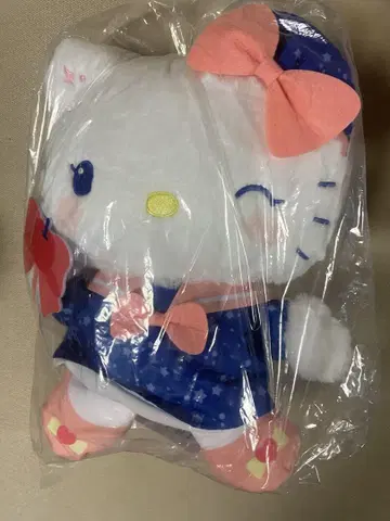 산리오 캐릭터즈 마지컬 리본 인형 BIG 타입 키티 새상품 압축 없음