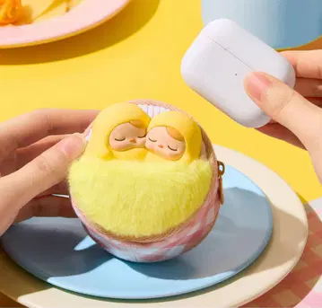 POP MART PUCKY EGG Banie 시리즈 이어폰 케이스