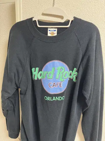Hard Rock Cafe 블랙 맨투맨 L