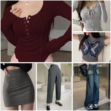 SHEIN 팬츠 상의 묶음 판매
