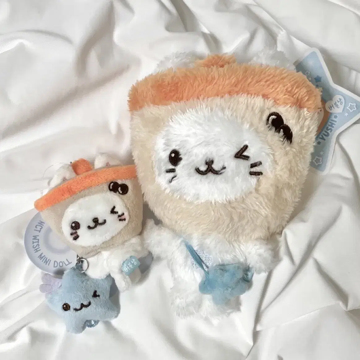 NCT WISH YUSHI バブルニャン ぬいぐるみ wishdoll NCT WISH YUSHI バブルニャン ぬいぐるみ wishdoll - メルカリ