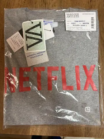 VA 후지와라 히로시 NETFLIX 로고 티셔츠 fragment