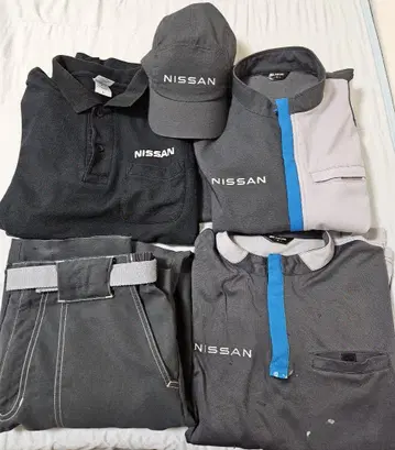 닛산 50주년 피케 셔츠 L 피케 셔츠 M 바지 M 블루종 M 모자 M