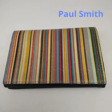 폴스미스 Paul Smith 멀티 스트라이프 명함지갑 멀티 컬러