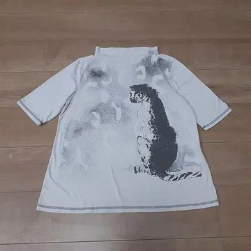 히로코코시노 트렁크 하이넥 튜닉 티셔츠 일본제