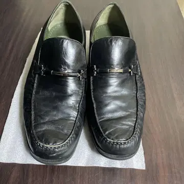 Murelli 블랙 가죽 로퍼 26.0cm