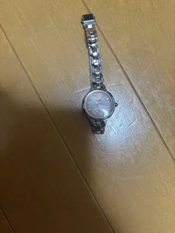 세이코 손목시계 여성용 핑크 하트