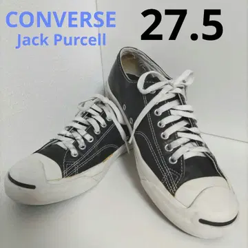 [생산 종료] CONVERSE 잭 파셀 블랙 스니커즈 27.5cm