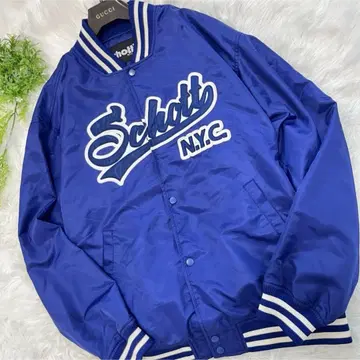 Schott N.Y.C 샷 2XL 바시티 자켓 바이커 자켓