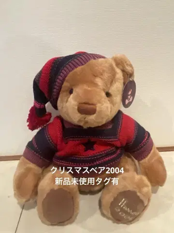 Harrods 해롯 테디베어 2004 이어 베어 크리스마스 베어 택