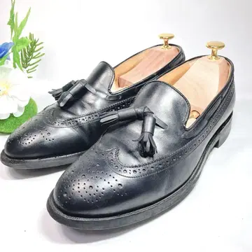 REGAL 24.5cm 윙 칩 태슬 로퍼 블랙