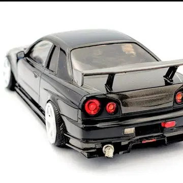 NISSAN 스카이라인 GT-R 1/24 타미야 로우 다운 드리프트