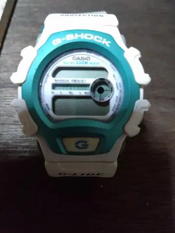 G-SHOCK G-LIDE 화이트/터콰이즈