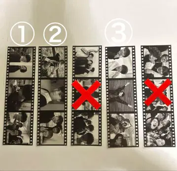 BUDDiiS 버디즈 랜덤 네거티브 필름 스티커