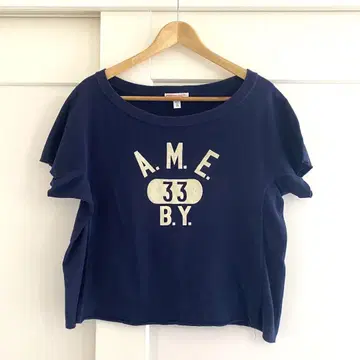 AMERICANA UNITED ARROWS 반팔 맨투맨 네이비 새상품급