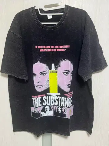 영화 Substance 티셔츠 데미 무어 마가렛 퀄리 XL 사이즈