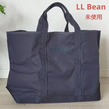 미사용 ll bean 식료품 토트 네이비