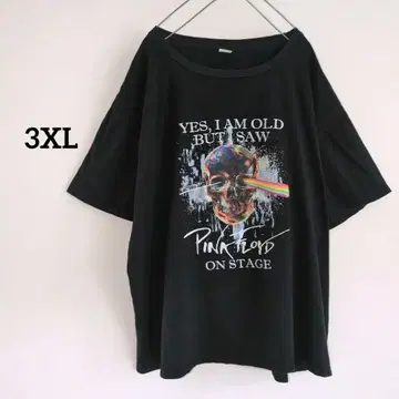 락밴드 티셔츠 반팔 그래픽 빅 로고 블랙 3XL