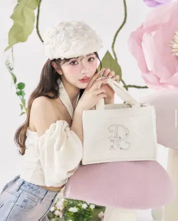 darich DR 비쥬 미니 토트백 다리치 WHT