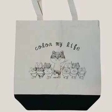 보호 고양이 토트백 M