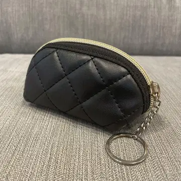 블랙 퀼팅 멀티 케이스