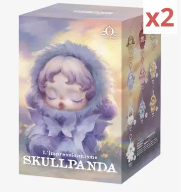 스컬 팬더 인상주의 시리즈 봉제 인형 [피스] x2