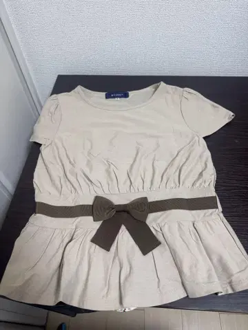 M'S GRACY 베이지 플레어 탑 사이즈 38