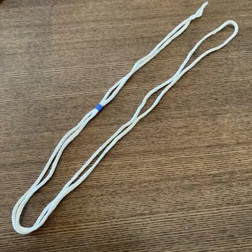 새상품 고로즈 가죽 끈 흰색 120cm