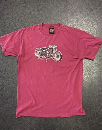 HARLEY DAVIDSON 1998 적자색 티셔츠 사이즈 L