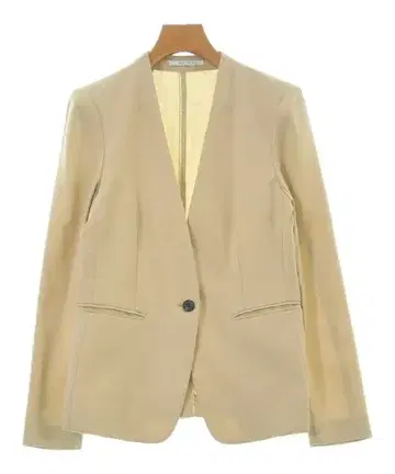 BEIGE, 노카라 자켓 여성용