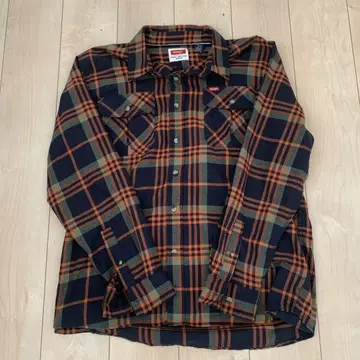 Wrangler 체크 플란넬 셔츠 L 사이즈 US 모델