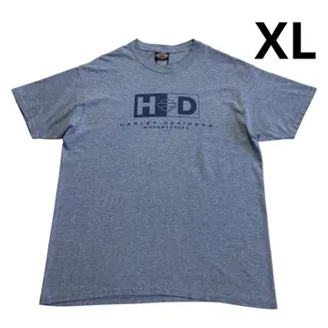2000년산 할리 데이비슨 티셔츠 XL  블루 스카이블루