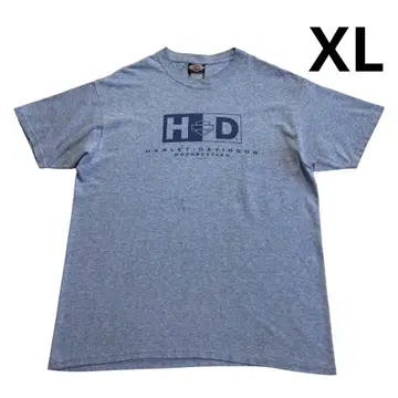 2000년산 할리 데이비슨 티셔츠 XL  블루 스카이블루