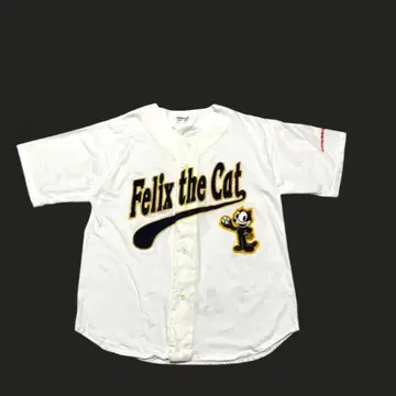 미사용 Felix the Cat 버튼이 달린 셔츠 필릭스 더 캣
