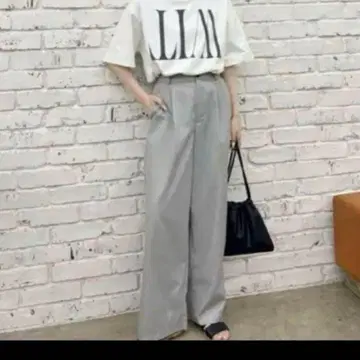 새상품 퓨어세신 원턱 슬랙스 팬츠 M