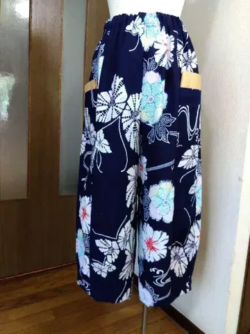 유카타 리메이크 팬츠 목화
