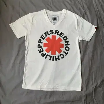 RedHotChilipeppers 렛치리 V넥 티셔츠 밴딩 티셔츠