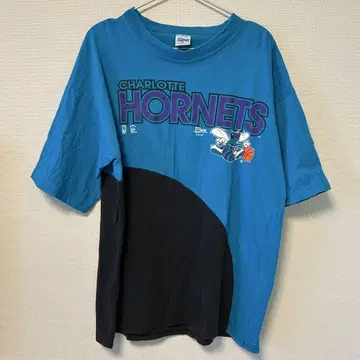 SALEM 제작 CHARLOTTE HORNETS 호넷츠 티셔츠 90년대