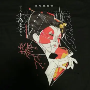 공각기동대 티셔츠 XL 사이즈 블랙