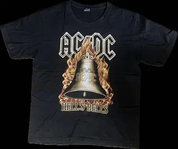 ACDC Hells Bells 티셔츠 블랙