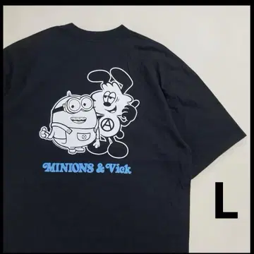 verdy wasted youth 미니언 Vick 콜라보 티셔츠 L