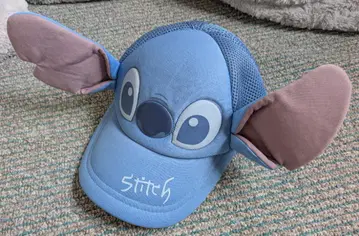 스티치 귀도리 모자