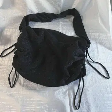 숄더백 블랙 라메
