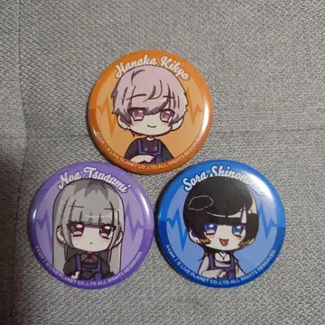AVAM 애니메이트 콜라보 아즈마 시오노 아즈마 미즈노 아야 캔뱃지 세트