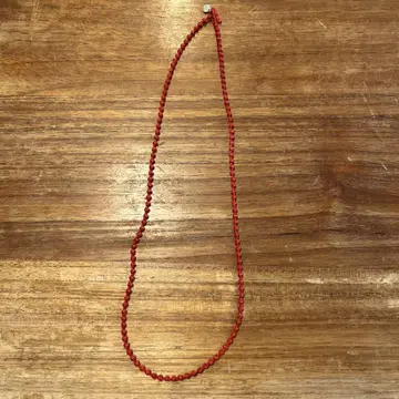 OOO 트리플 오 목걸이 빨간색 60cm