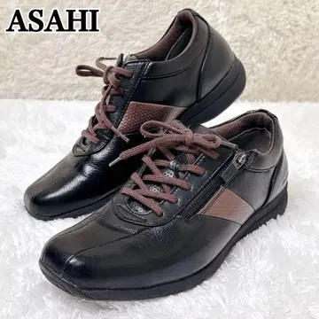 ASAHI 아사히 메디컬 워크 사이드 지퍼 2E 블랙 스니커즈