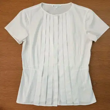 브룩 브라더스 노카라 핀턱 블라우스