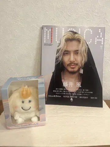 후지이 카제 봉제 인형 windy MUSICA 미사용 새상품 세트