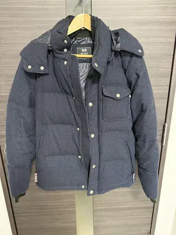 BEAMS 다운 자켓 입고 벗기 후드 부착