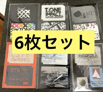 SixTONES 라이브 스티커 youngold 포함 묶음 판매
